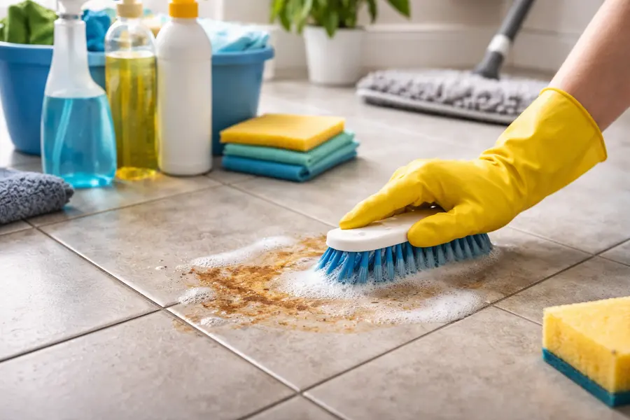 Easy Ways to Remove Stubborn Stains from Tile Floors